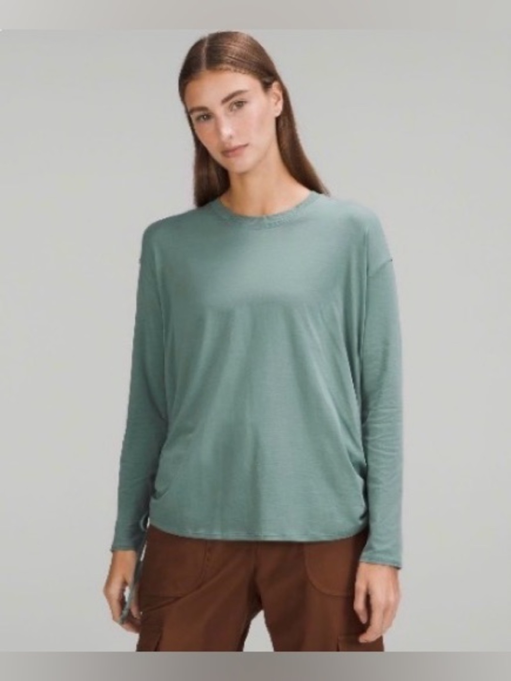 Lululemon Pima Cotton Side-Cinch Long Sleeve
